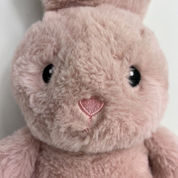 Spark Create Imagine Plush Bunny Rabbit Bell Rattle Crinkle Ears Pink 14" Easter - Picture 6 of 12